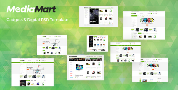 MediaMart - Gadgets & Digital PSD Template