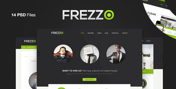 Frezzo - Clean & Multi Purpose PSD Template