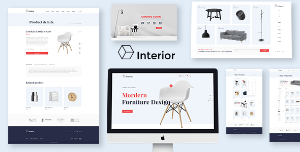 Interior Store - Ecommerce PSD Template