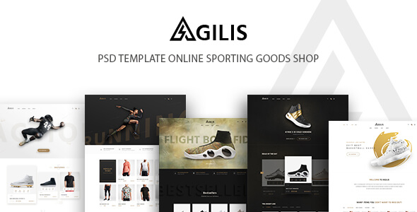 Agilis_Sport Good Store - PSD Template