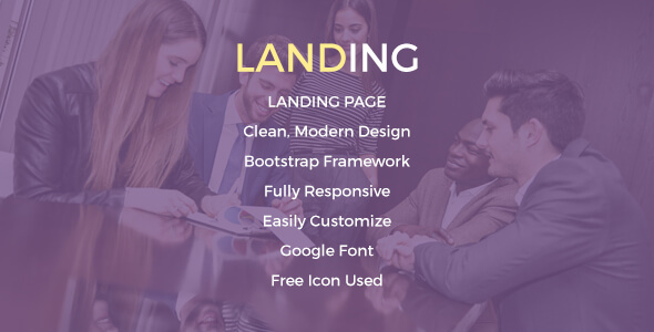 Landing Page / Creative Portfolio PSD Template