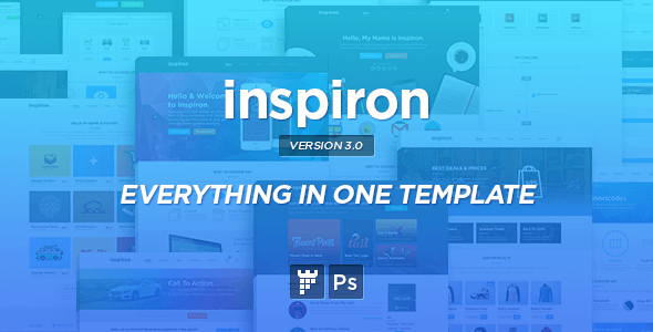 inspiron - Corporate Multipurpose PSD Template