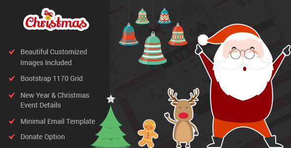 Christmas & New Year PSD Template