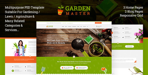Garden Master - PSD Templates