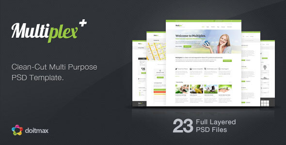 Multiplex - A Clean-Cut Multi Purpose PSD Template