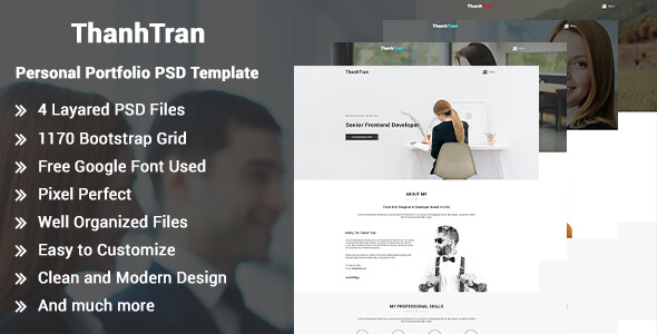 ThanhTran-Personal Portfolio PSD Template