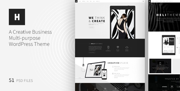 Heli - A Creative Multipurpose PSD Template