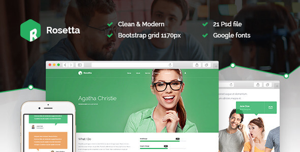 Rosetta - Multipurpose PSD Template