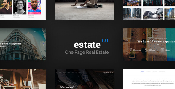 Estate - One Page Real Estate Template