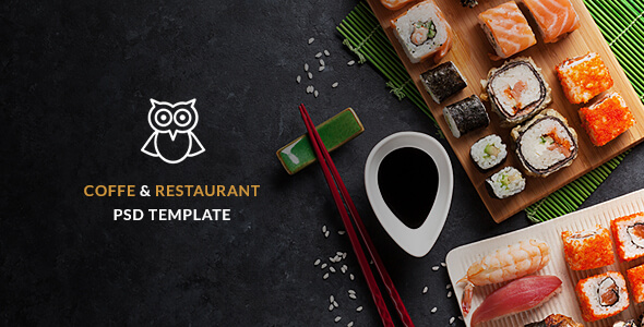 OWL – Multipurpose Restaurant & Cafe PSD Template