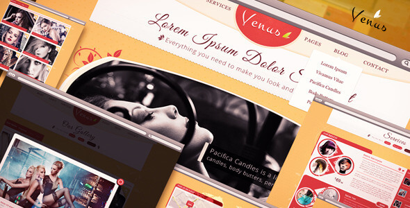 Venus - Beauty Center PSD Template