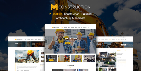 MConstruction - Construction & Building PSD