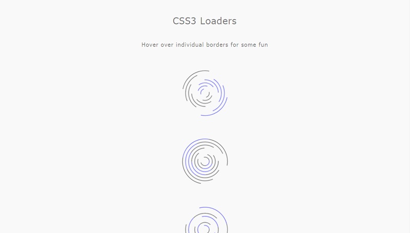 CSS3 Loaders