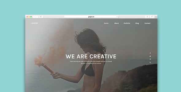 Trixter - One Page Psd Template