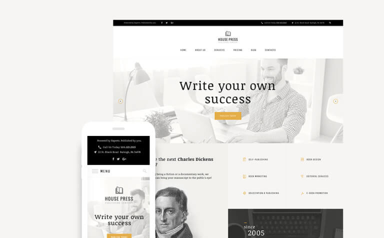 House Press – Publishing Company WordPress Theme