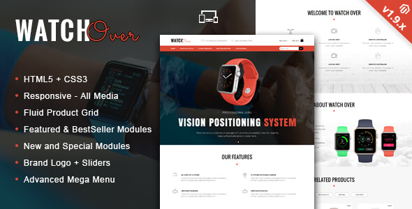 Watch Over - Single Product Magento Theme