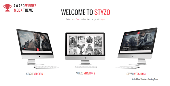 STYZO - Responsive One Page MODX Theme