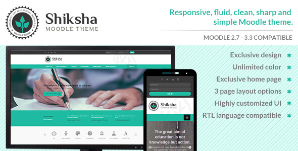 Shiksha - Responsive Moodle Theme
