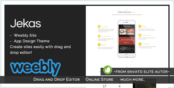 Jekas - Weebly drag and drop Website Builder