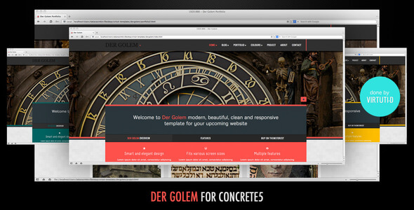 Der Golem–Multipurpose Theme For Concrete5