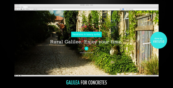 Galilea–Small Hotel Theme For C5 + RTL Version