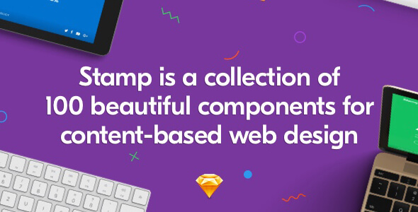Stamp – 100 Beautiful Web Components
