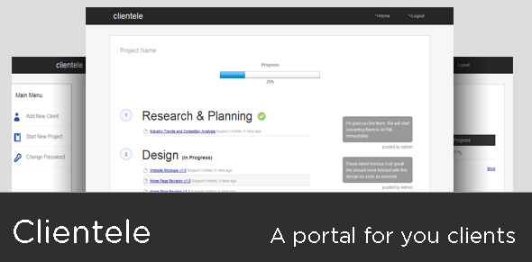 Clientele - A secure client portal