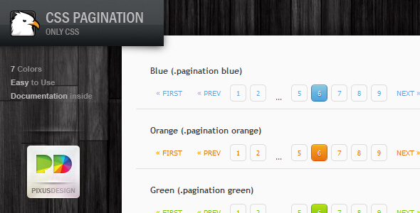 CSS Pagination Pack