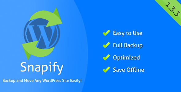 Snapify - Backup and Move WordPress Easily