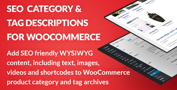 SEO Category and Tag Descriptions for WooCommerce