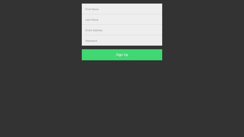 HTML + CSS Form Validate