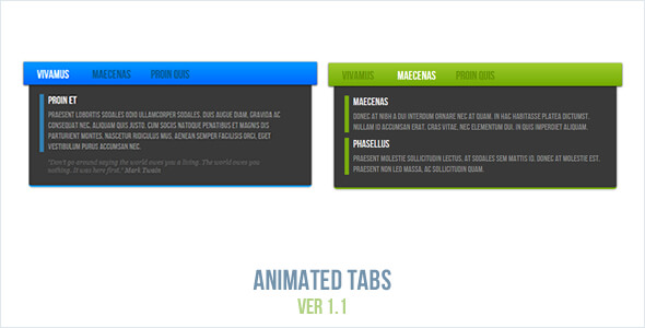 Animated Tabs