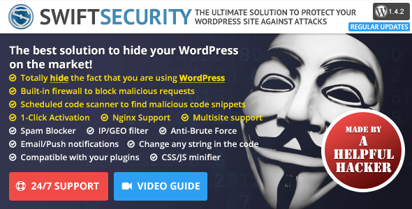 Swift Security Bundle - Hide WordPress, Firewall, Code Scanner