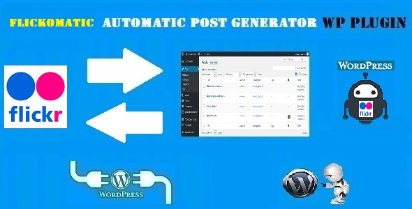 Flickomatic Automatic Post Generator and Flickr Auto Poster Plugin for WordPress