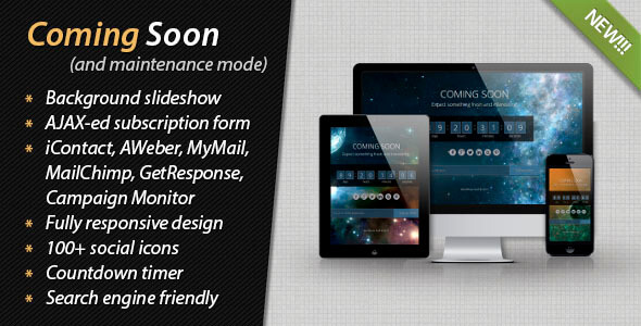 Coming Soon and Maintenance Mode