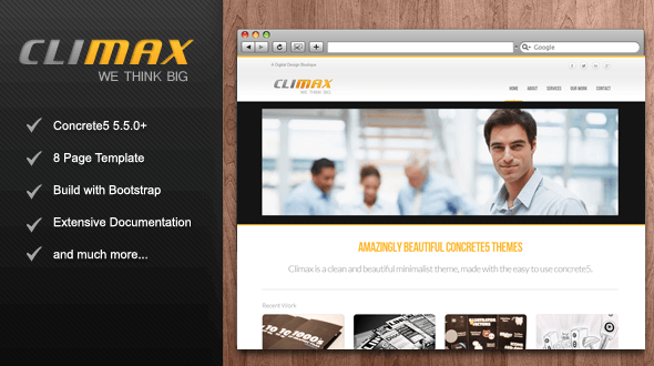 Climax - Responsive Concrete5 Theme