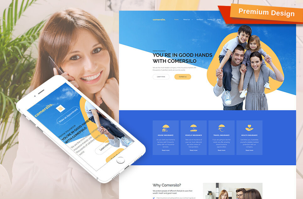 Comersilo Moto CMS 3 Template