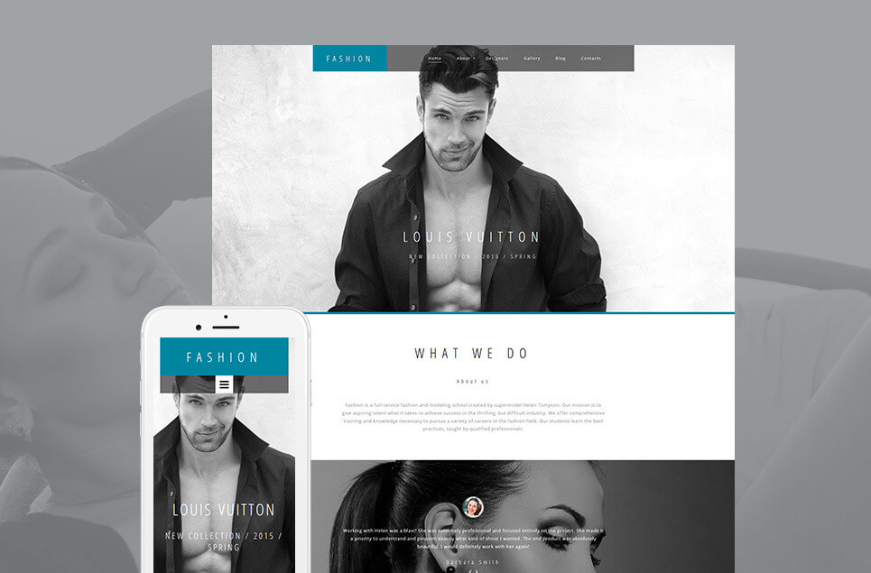 Fashion Responsive Moto CMS 3 Template