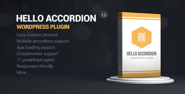 Hello Accordion WordPress Widget