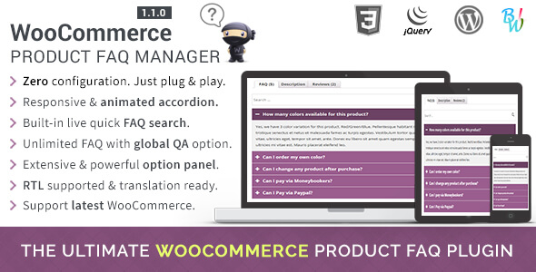 WooCommerce Product FAQ Manager