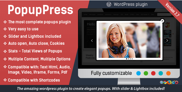 PopupPress - Popups with Slider & Lightbox for WordPress