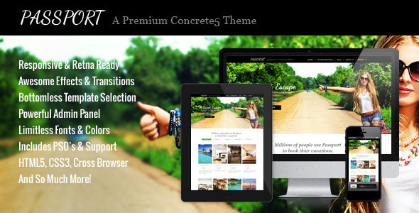 Passport - A Premium Concrete5 Theme