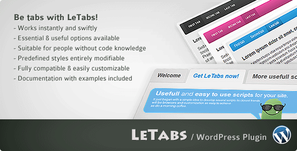 LeTabs WordPress