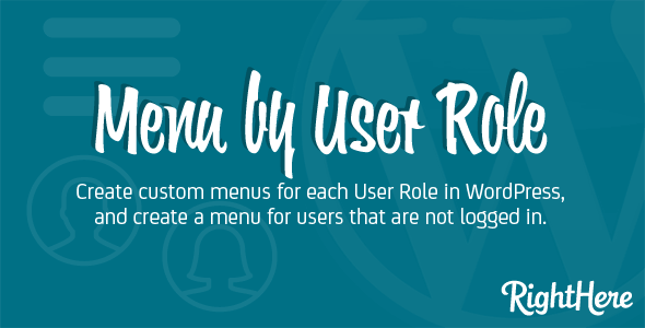 Menu by User Role for WordPress