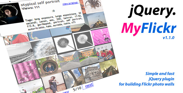 jQuery.MyFlickr