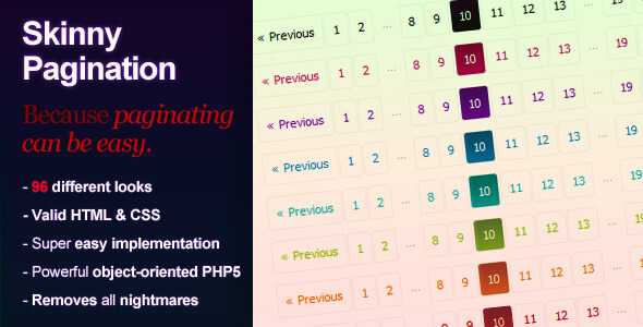 Skinny PHP Pagination