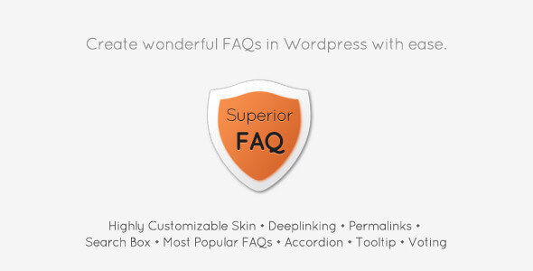 Superior FAQ - WordPress plugin