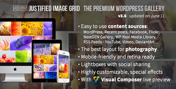 Justified Image Grid - Premium WordPress Gallery