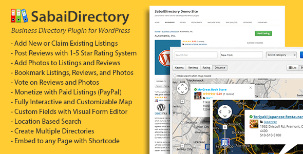 Sabai Directory plugin for WordPress