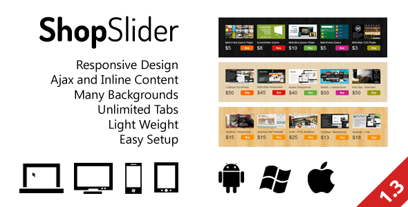 ShopSlider - Responsive Shop Slider with Tab